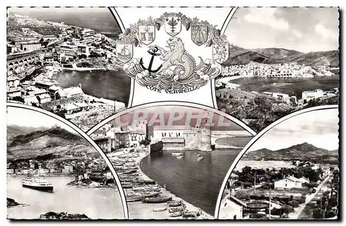 Cote Vermeille - Souvenir - Lion - Ancre Cartes postales