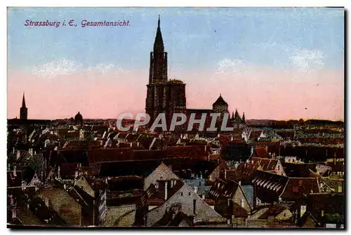 Strasbourg - Strassburg - Gesamtansicht Cartes postales