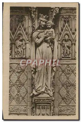 Strasbourg - Strassburg - La Cathedrale - La Madone au grand Portail - Cartes postales