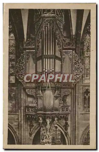 Strasbourg - Strassburg - La Cathedrale - L' Orgue - Orgel - organ - musique - Musik - Cartes postales