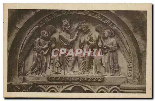 Strasbourg - Strassburg - La Cathedrale - Couronnement de la Vierge - Kroenung Maria - Cartes postales