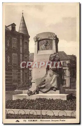 Colmar - Monument Jacques Preiss - Cartes postales