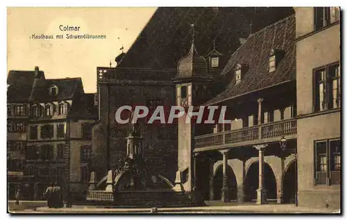 Colmar - Kaufhaus mit Schwenibrunnen Cartes postales