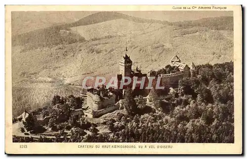 Chateau du Haut-Kœnigsbourg - Vu a Vol d&#39Oiseau - Cartes postales