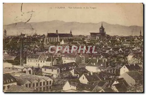 Colmar - Vue Generale et les Vosges - Ansichtskarte AK