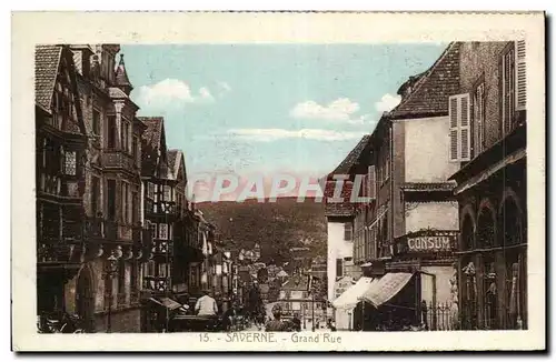 Environs de Saverne - Grande Rue Cartes postales