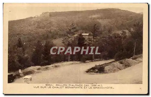 Ballon d&#39Alsace - Alt 1256 - Vue sur le Chalet Bonaparte et la Grand Hotel - Ansichtskarte AK