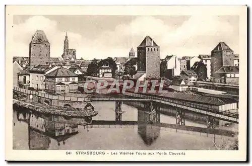 Starsbourg - Strassburg - Les Vieilles Tours aux Ponts Couverts - Ansichtskarte AK