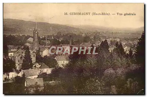 Giromagny - Vue Generale - Cartes postales