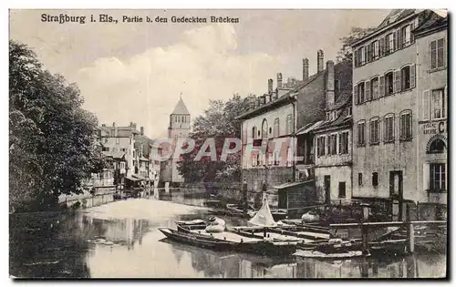 Strasbourg - Strassburg - Partie B - den Gedeckten Bruecken Cartes postales