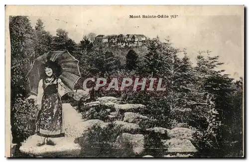 Mont Sainte Odile - Femme avec parasol Cartes postales