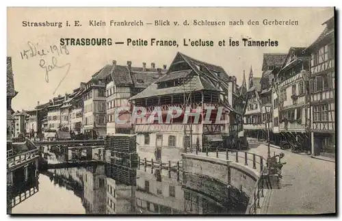 Strasbourg - Strassburg - Petite France L&#39Ecluse et les Tanneries - Klein Frankreich - Blick Schl