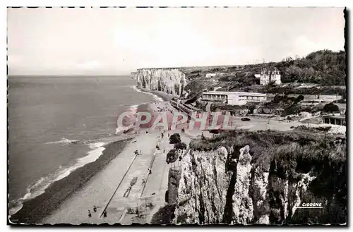 Veules les Roses - Vue generale de la Plage prise des falaises d&#39aval Cartes postales