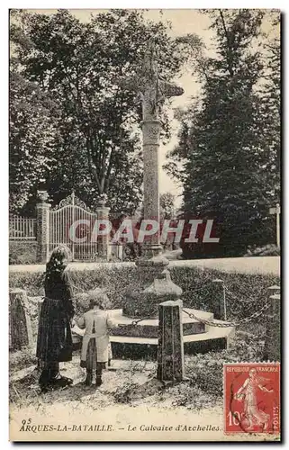 Arques la Bataille - Le Calvaire d&#39Azchelles - enfants Cartes postales