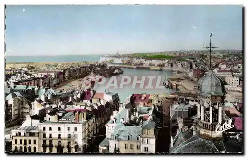 Dieppe - Vue Generale sur l&#39Avant Port et la Gare Cartes postales