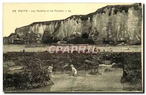 Dieppe - Les Rochers et les Falaises - Cartes postales