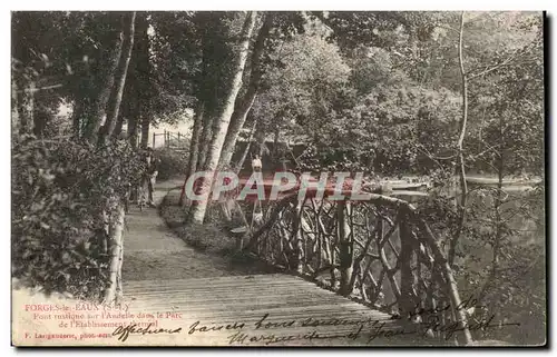 Forges les Eaux - Pont Rustique sur l&#39Andelle dans le Parc - Ansichtskarte AK