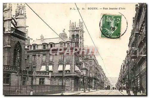 Rouen - Rue Jeanne d&#39Arc - Joan of Ark Street - Cartes postales