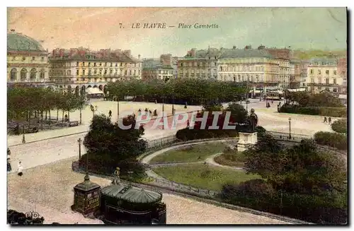 Le Havre - Place Gambetta - Cartes postales