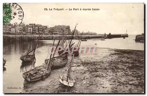 Le Treport - Le Port a maree basse - Cartes postales