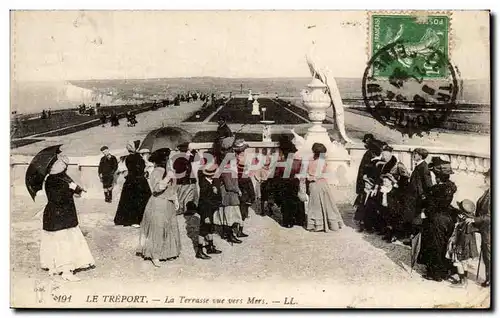 Le Treport - La Terrasse vue vers Mers - Ansichtskarte AK