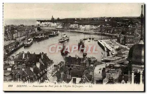 Dieppe - Panorama du Port pris de l&#39Eglise St Jacques - Ansichtskarte AK