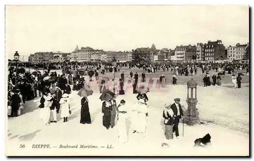 Dieppe - Boulevard Maritime - Cartes postales