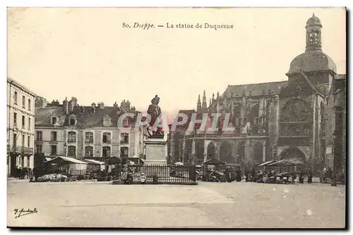 Dieppe - La Statue de Duquesne - Ansichtskarte AK