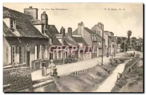 Eu - La Rue des Teinturies Cartes postales