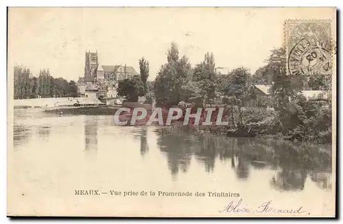 Meaux - Vue prise de la Promenade des Trinitaires Ansichtskarte AK