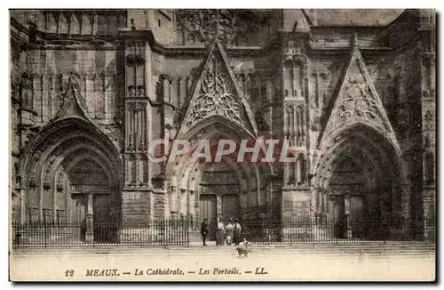 Meaux - La Cathedrale - La Portail Cartes postales