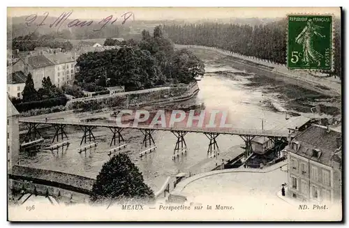 Meaux - Perspective sur la Marne Cartes postales