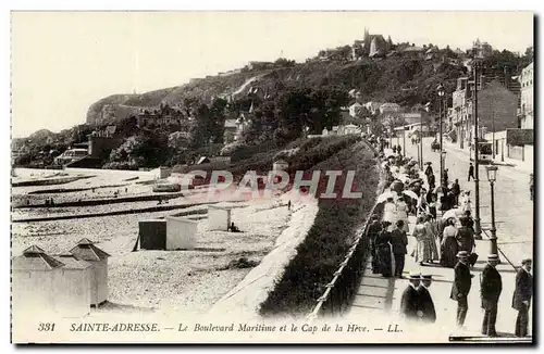 Sainte Adresse - Le Boulevard Maritime et le Cap de la Heve Ansichtskarte AK