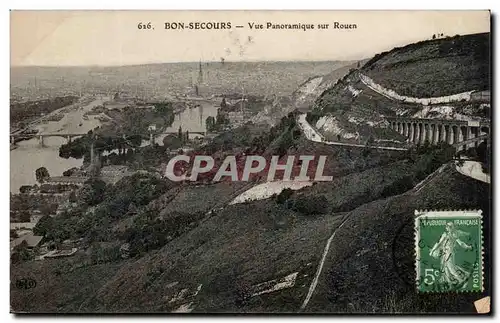 Bonsecours - Vue Panoramique sur Rouen Cartes postales