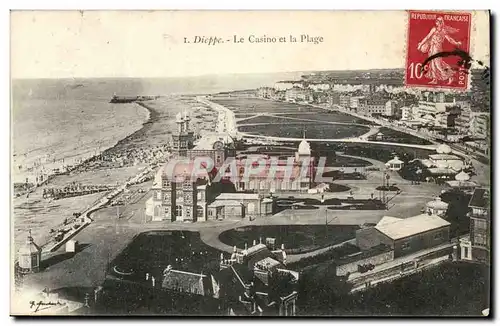 Dieppe - Le Casino et la Plage Cartes postales