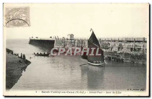 St Valery en Caux - Avant Port - Jetee de l&#39Est - Ansichtskarte AK