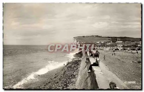 Pourville - La Plage et les falaises d&#39amont - Cartes postales