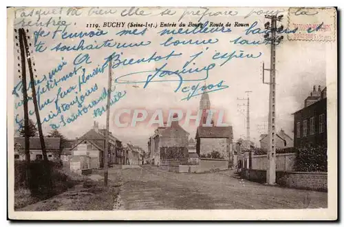 Buchy - Entree du Bourg - Route de Rouen - Cartes postales