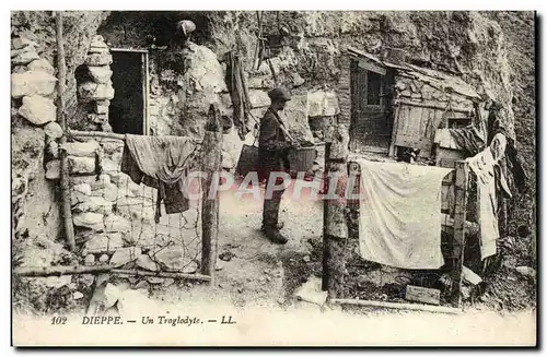 Dieppe - Un Troglodyte - Cartes postales