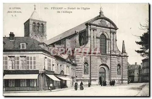 Fecamp - Portail de l&#39Eglise de l&#39Abbaye - Cartes postales