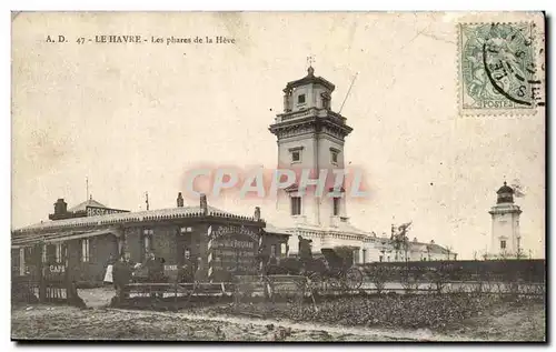 Le Havre - Les Phares de la Heve - lighthouse - Ansichtskarte AK