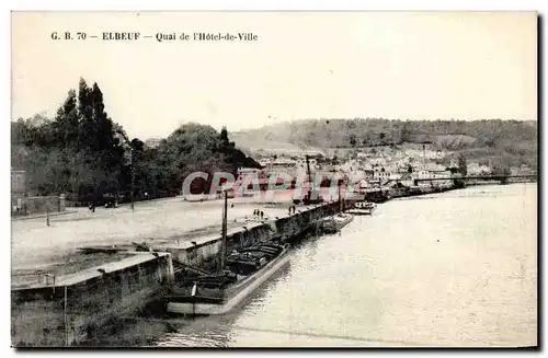 Elbeuf - Quai de l&#39Hotel de Ville Cartes postales