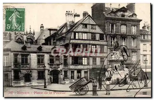 Rouen - Place de la Pucelle - Boulangerie (boulanger metiers) - Cartes postales