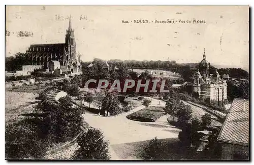 Rouen - Bonsecours - Vue du Plateau - Ansichtskarte AK