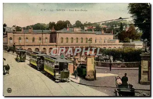 Rouen - Gare Rive Droite - Ansichtskarte AK