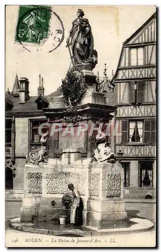 Rouen - La Statue de Jeanne d&#39Arc - Joan of Ark - Ansichtskarte AK