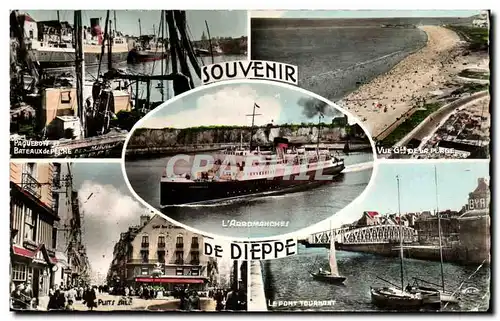 Dieppe - Souvenir - Ansichtskarte AK