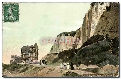 Dieppe - Falaise et Villas - Cartes postales