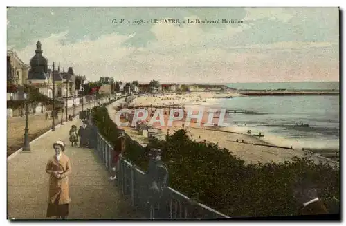 Le Havre - Le Boulevard Maritime - Cartes postales