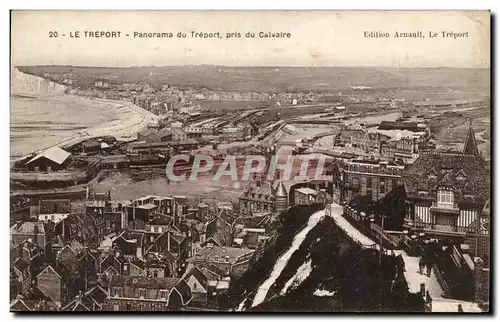 Le Treport - Panorama du Treport pris du Calvaire Cartes postales